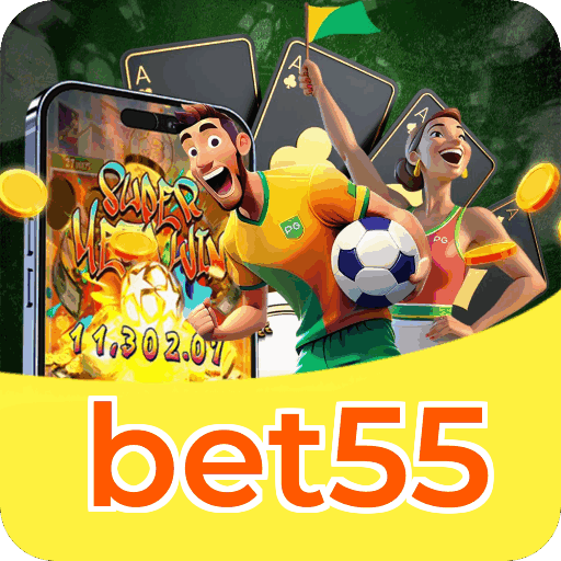 Entrar no canal oficial da bet55 no Telegram com segurança — ilustração editorial